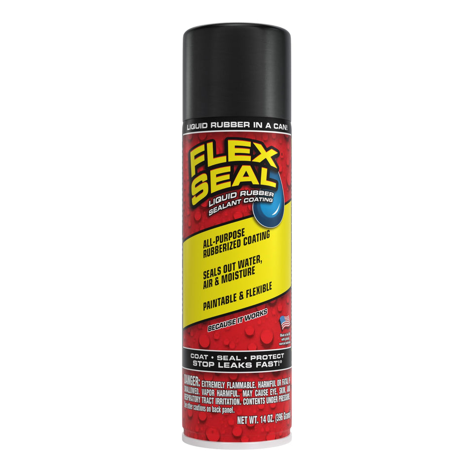 Flex Seal gutter spray seals leaks quickly for rainproof gutters.