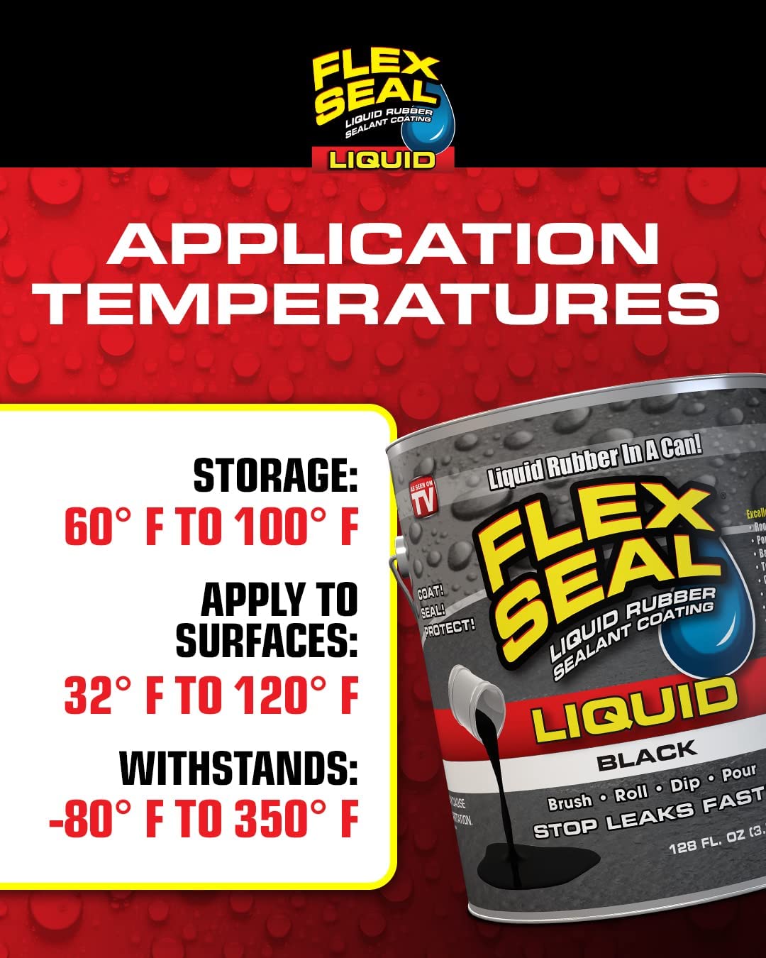 Flex Seal Liquid suitable for marine applications on boats and trailers