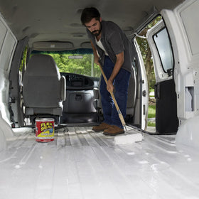 Flex Seal Liquid on marine joints to improve waterproofing performance.