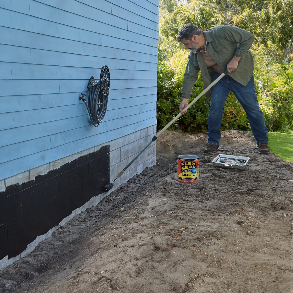 Flex Seal Liquid roof-seal delivers watertight, flexible protection against rain