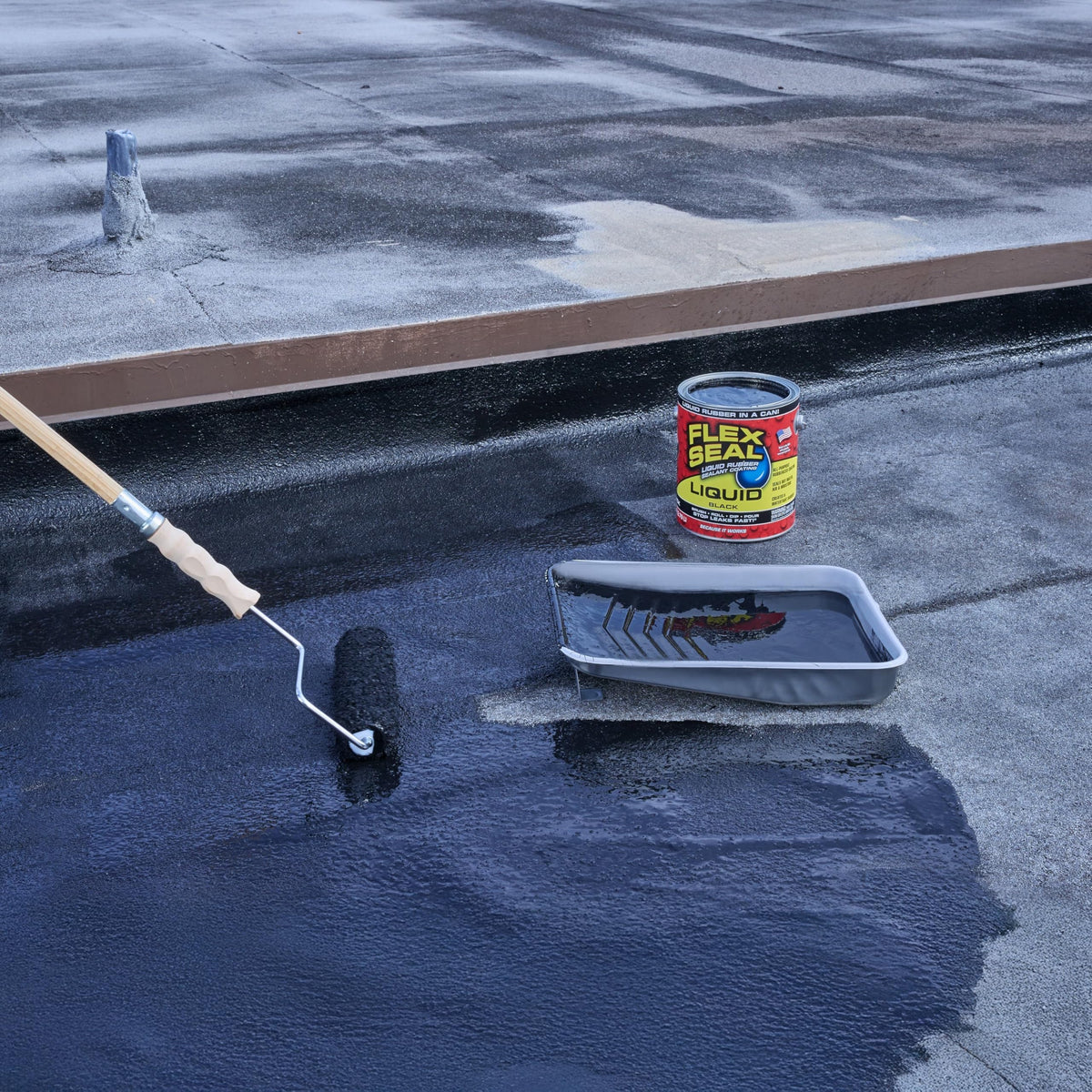 Flex Seal Liquid RV-camper-sealing helps prevent leaks around vents and seams