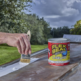 Flex Seal Liquid exposed to sun shows UV resistance in outdoor use
