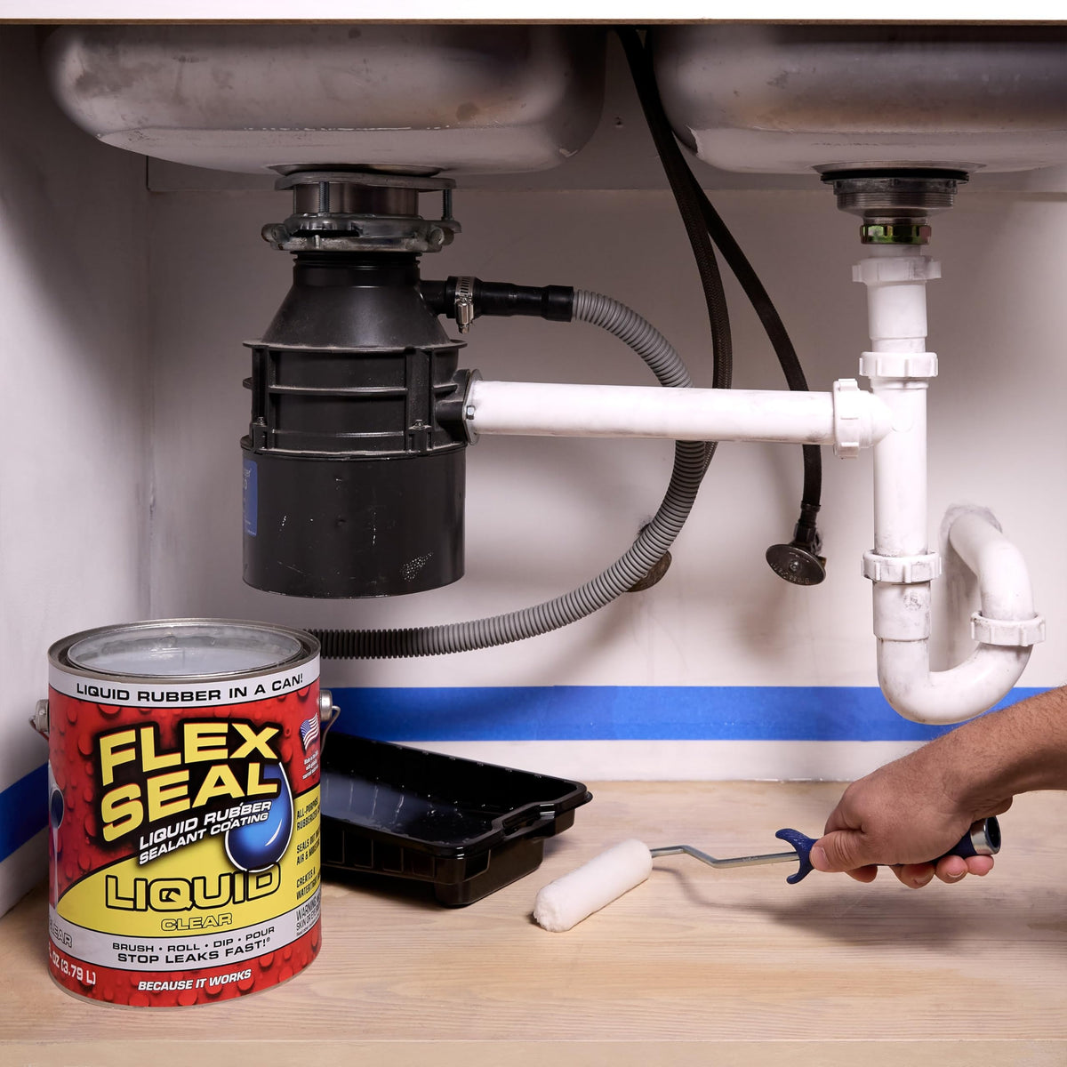 Flex Seal Liquid UV-resistant-film protects surfaces from sun damage and aging.