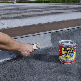 Flex Seal Liquid waterproof coating dries into a resilient flexible film.