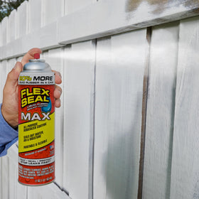 Flex Seal MAX gutters and roofs stay protected with a weatherproof seal.