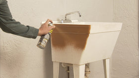 Flex Seal roof and skylight sealant keeps rain out and protects.