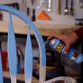RV exterior panel sealed with Flex Seal for weather resistance.