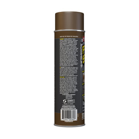 Flex Seal spray application seals cracks on wood and metal surfaces.