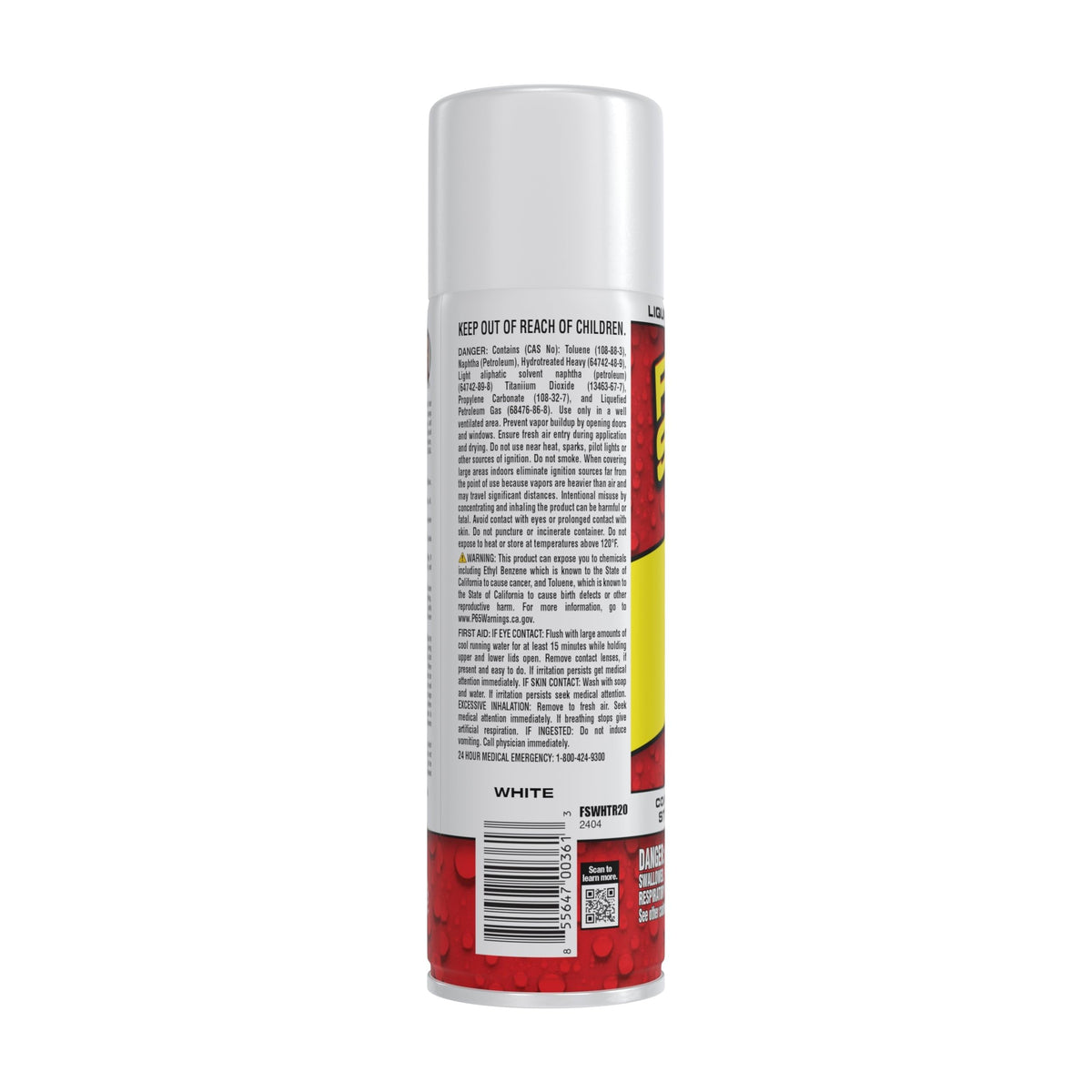 Flex Seal white waterproof coating sealing wood surfaces and roofs.