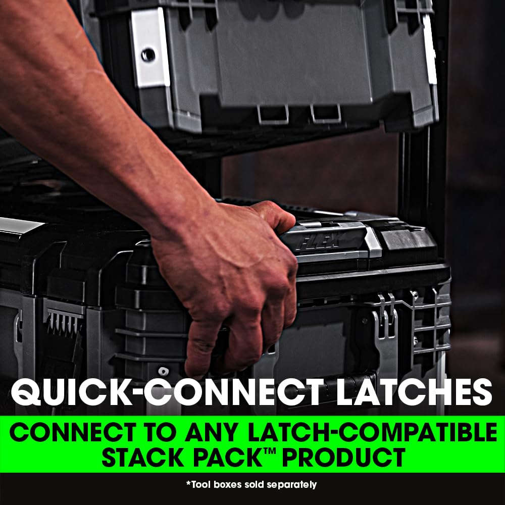 FLEX Stack Pack removable dividers inside a drawer for flexible storage