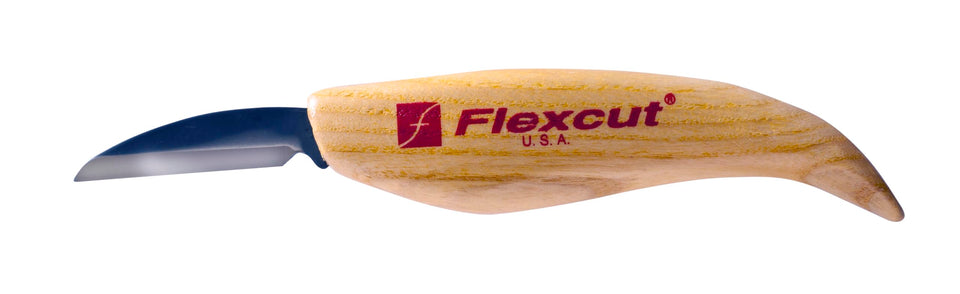 Flexcut KN14 roughing knife blade for heavy stock removal.