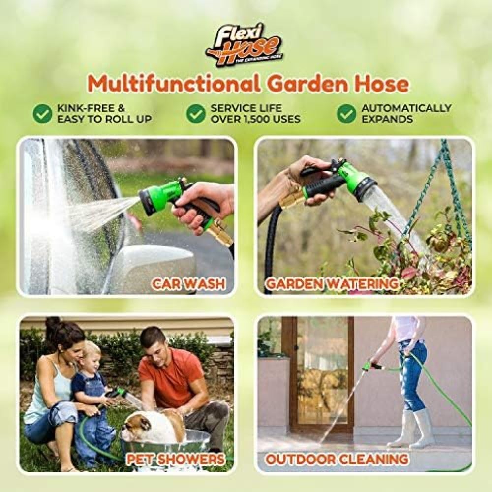 Flexi Hose lightweight design enables easy carrying and quick setup.