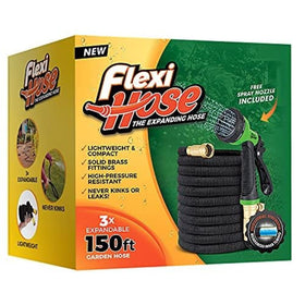 Flexi Hose multi-use scenarios including car wash and pet care.