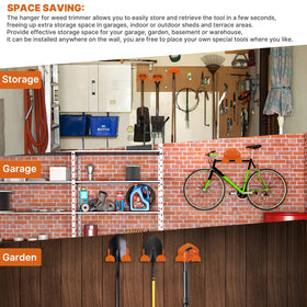 FLEXI RODS orange-coated finish protects rack and tools