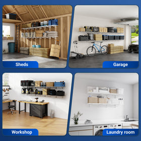 Fleximounts organization-friendly design keeps tools within reach.