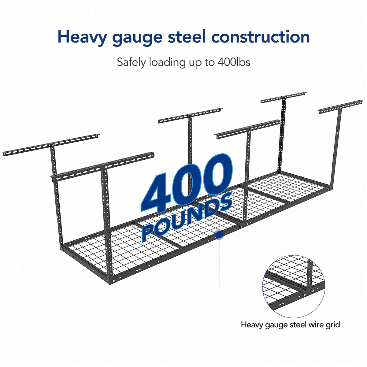 FLEXIMOUNTS ceiling brackets attached to joists for secure mounting.