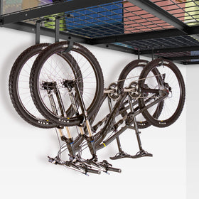 Close-up of the black finish on the FLEXIMOUNTS flat hook for a sleek look.