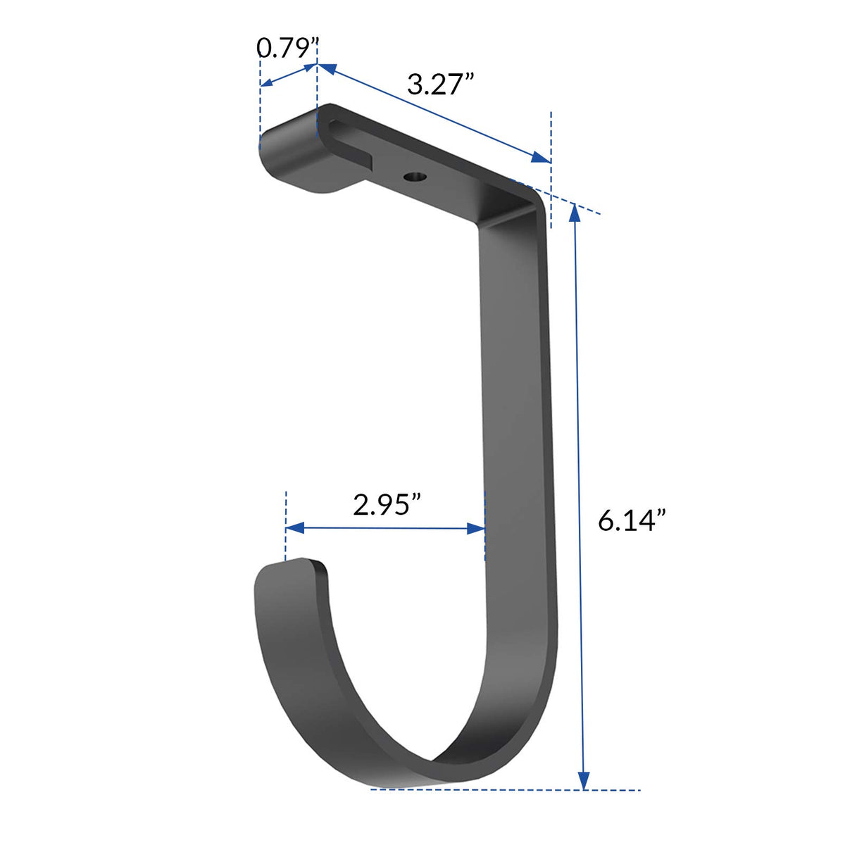 FLEXIMOUNTS flat hook installed on a ceiling rack secures gear without drilling.