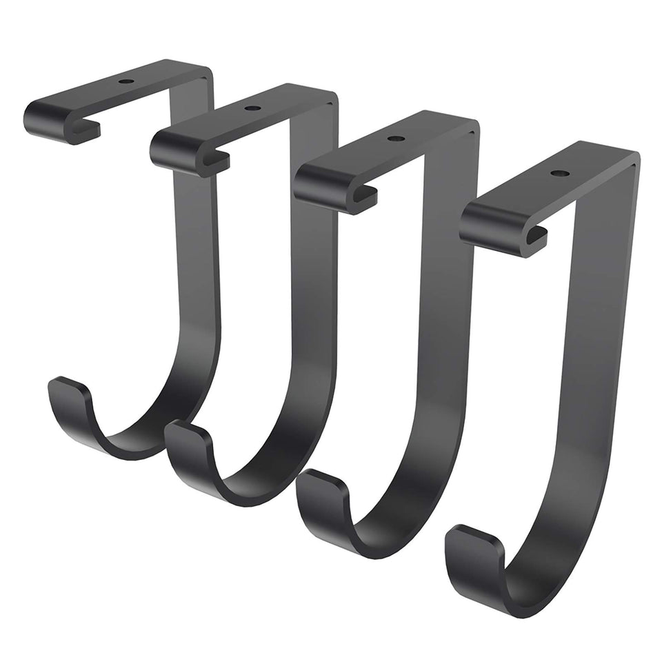 FLEXIMOUNTS flat hook packaging demonstrates easy, tool-free setup for garage storage.