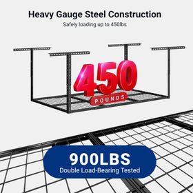 Fleximounts 3x6 rack design promotes safety with longer ceiling brackets.