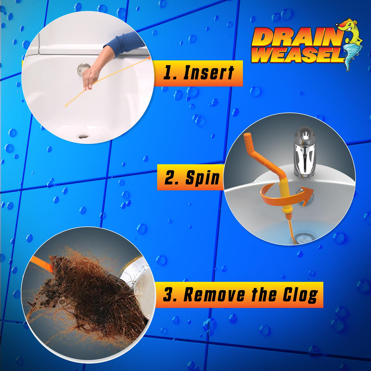 Disposable wands simplify cleanup after clearing clogs