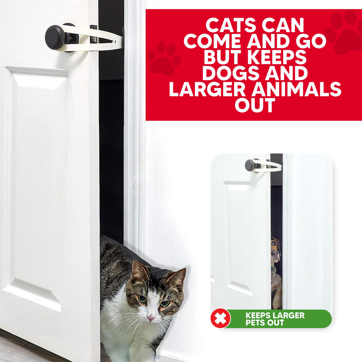 Patented FlexLatch design for simple, tool-free installation.