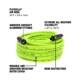 Flexzilla HFZ3850YW2 hybrid polymer technology shown in action for flexible performance.