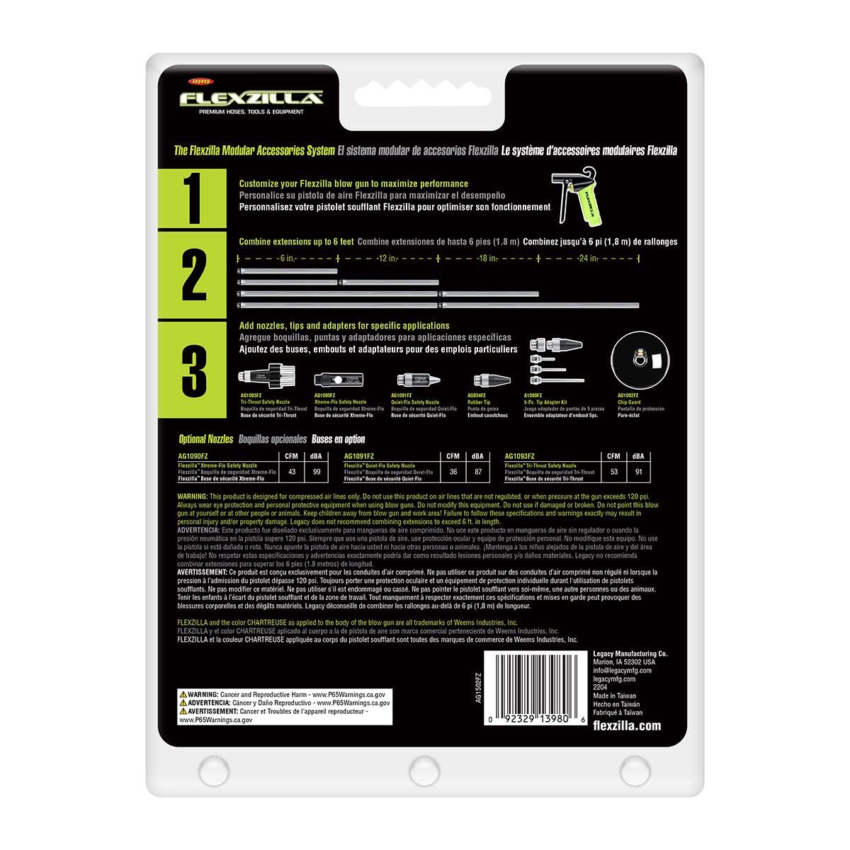 Flexzilla modular accessories system enables extension options and tips for various jobs.