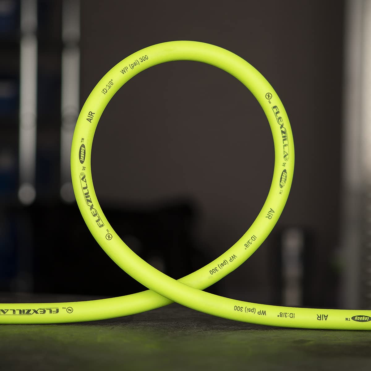 Flexzilla Pro Air Hose abrasion-resistant cover for rugged use.