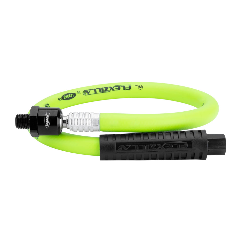 Flexzilla Swivel Whip Air Hose with ball swivel for easy maneuverability in tight spaces