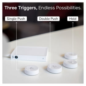 Flic Smart Button 3-Pack app setup illustrating quick configuration in the companion app