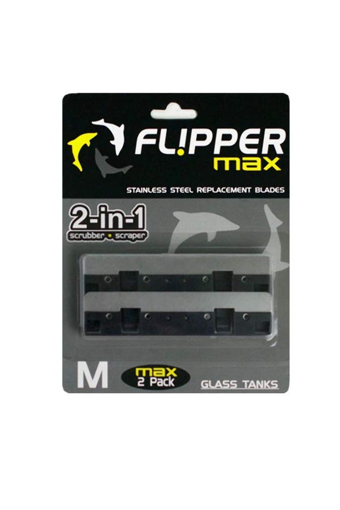 FL!PPER Flipper Max algae remover blades for glass tanks, easy replacement and precise cleaning.