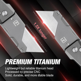 FLISSA knife with quick-release blade for easy replacement.