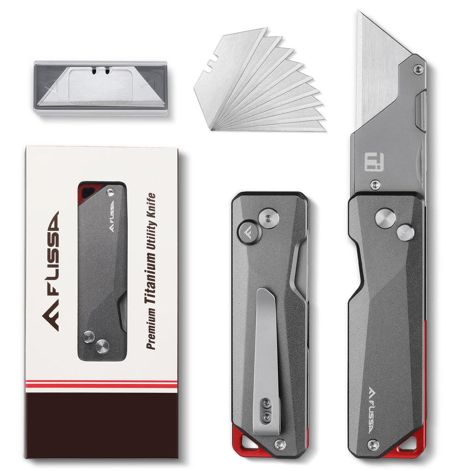 FLISSA advanced titanium knife in unibody design for precise control.