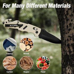 FLISSA folding knife makes a thoughtful gift for outdoor enthusiasts.