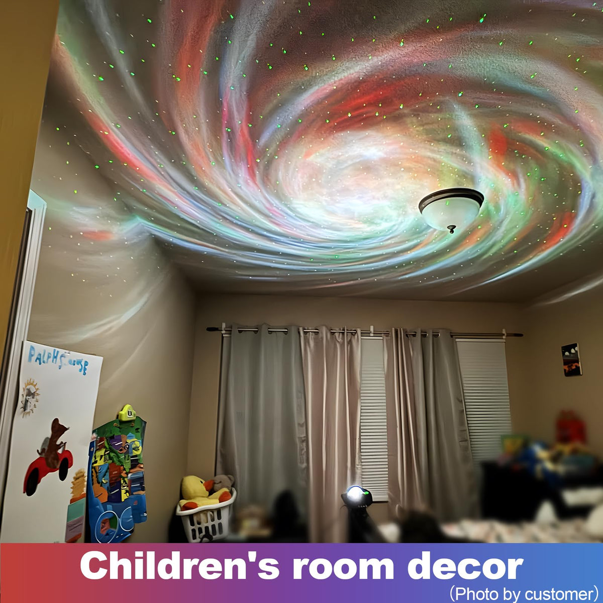 FLITI Galaxy Projector offers white noise for calming nights