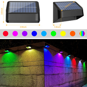 FLITI deck-rail lights illuminate stairs for safer evenings.