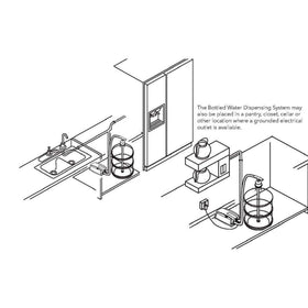 FloJet BW5000-00A illuminated on/off switch enables easy nighttime operation.