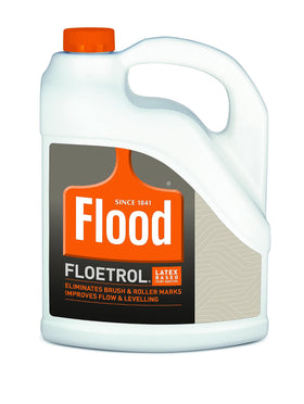 Flood Floetrol bottle pour enables smooth flow for easy painting