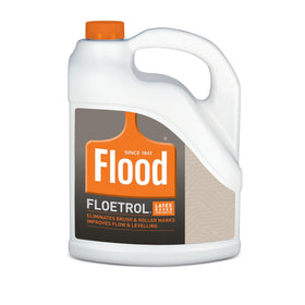 Flood Floetrol coverage area indicates up to 300 sq ft per gallon