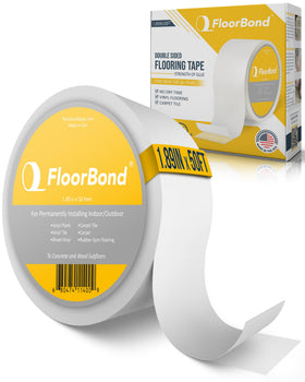Carpet tile installation with FloorBond creates seamless joints.
