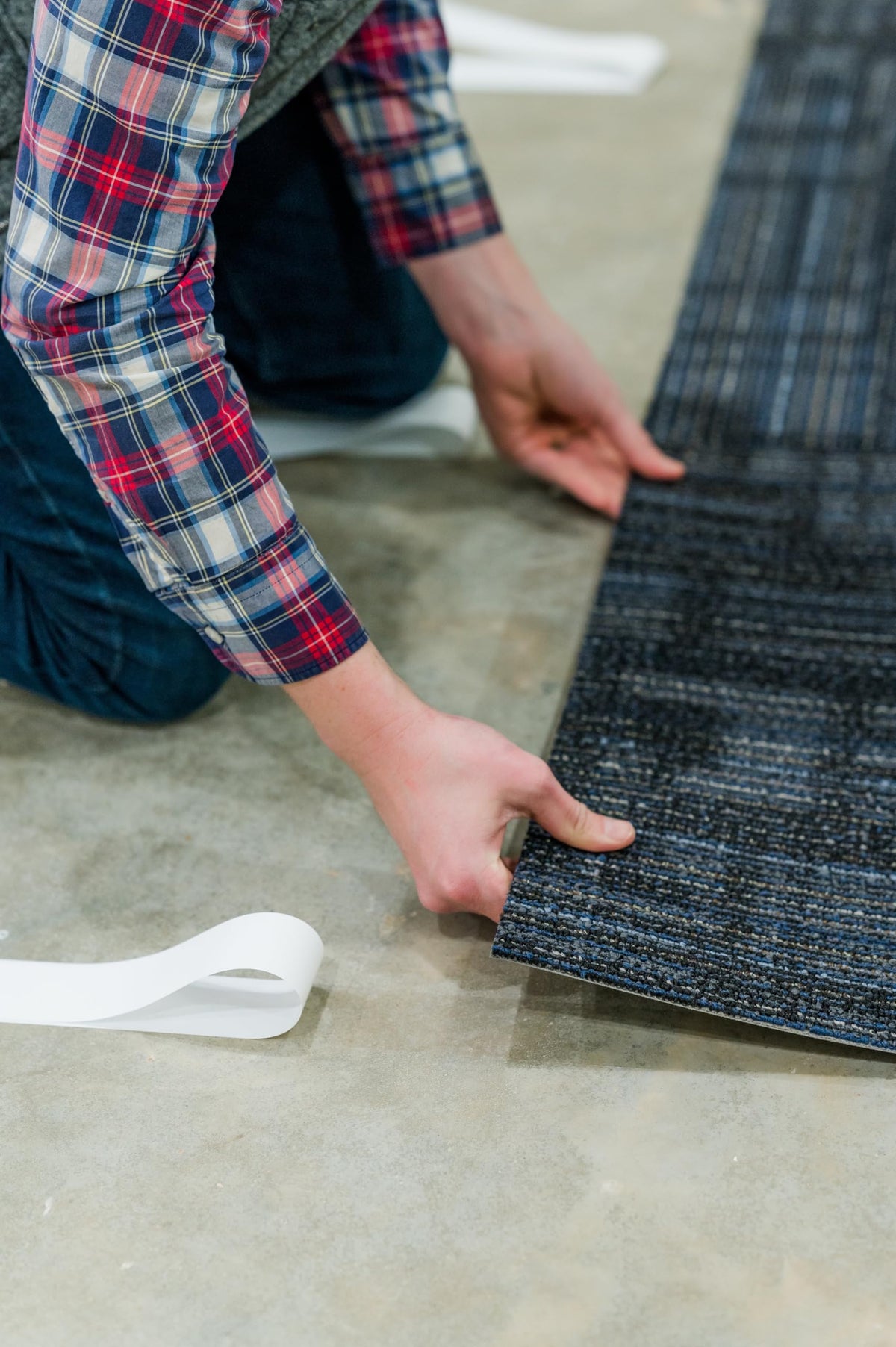 Waterproof seal helps keep floors stable in moisture-prone areas with FloorBond.