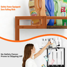 FLOOREE heavy-duty construction for long-term home organization.