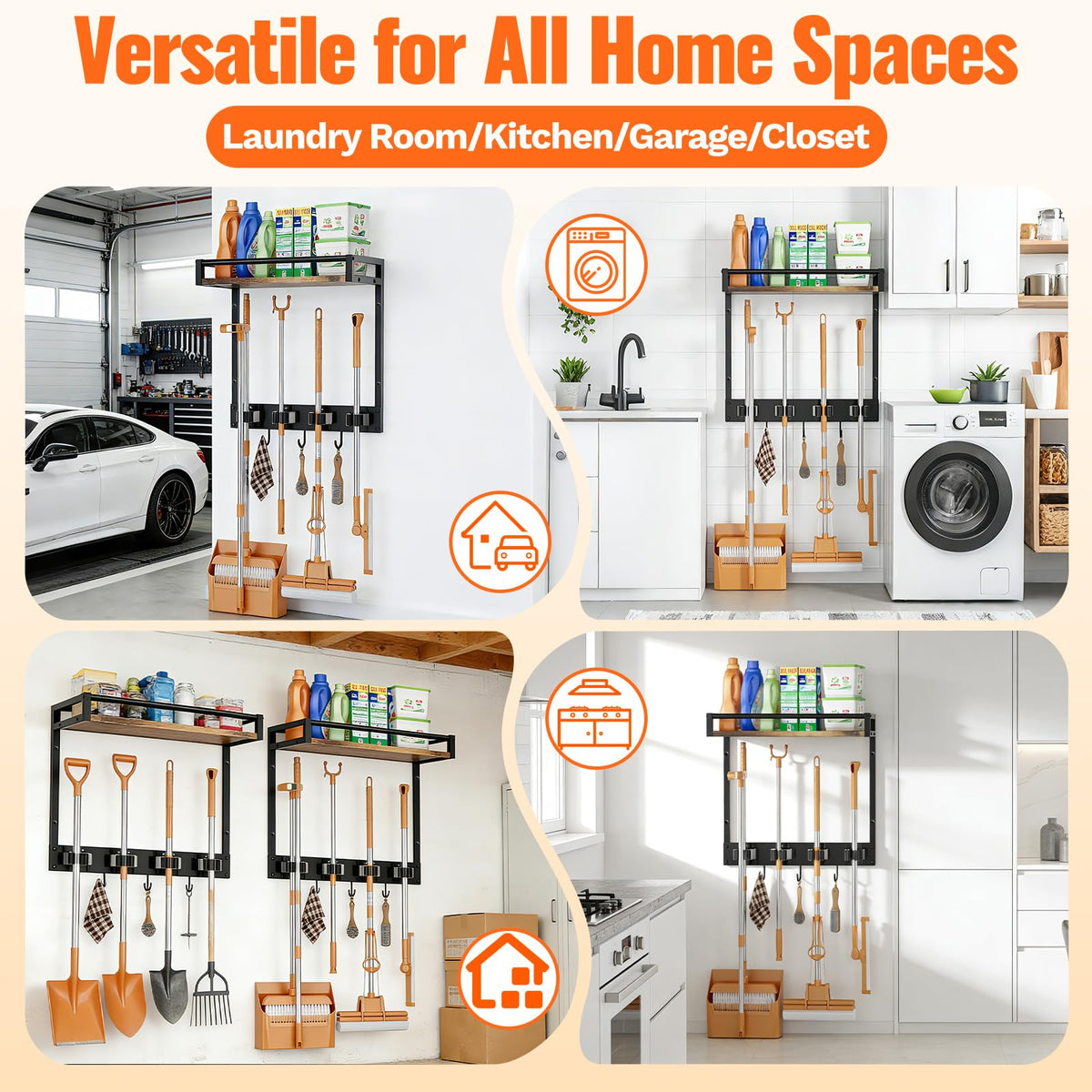 FLOOREE easy installation speeds up setup for instant organization.