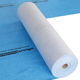 Floorotex Albert Blue all-purpose roll protects surfaces over 280 sq ft with versatility.