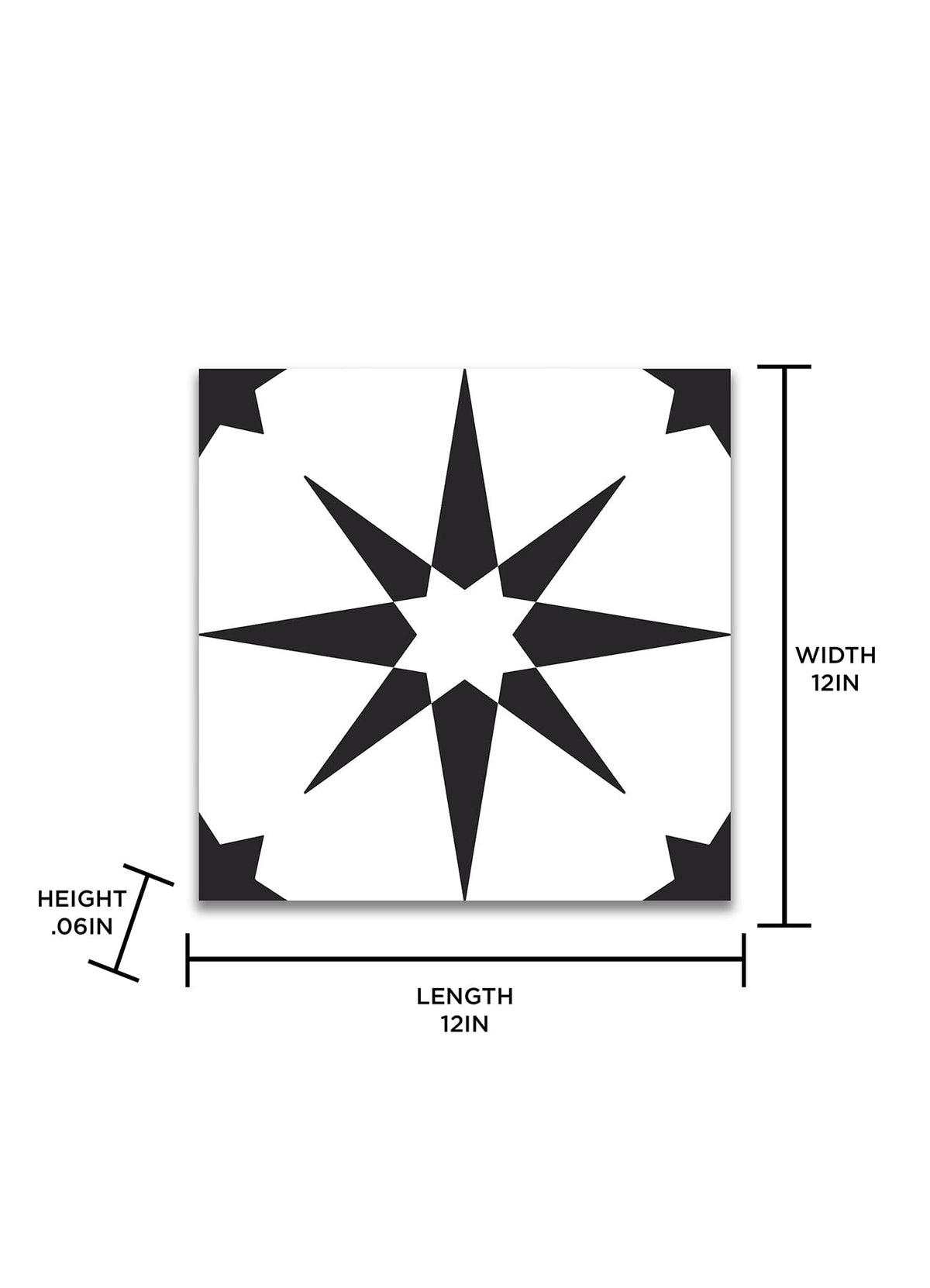 Color may vary between monitors and real tiles.