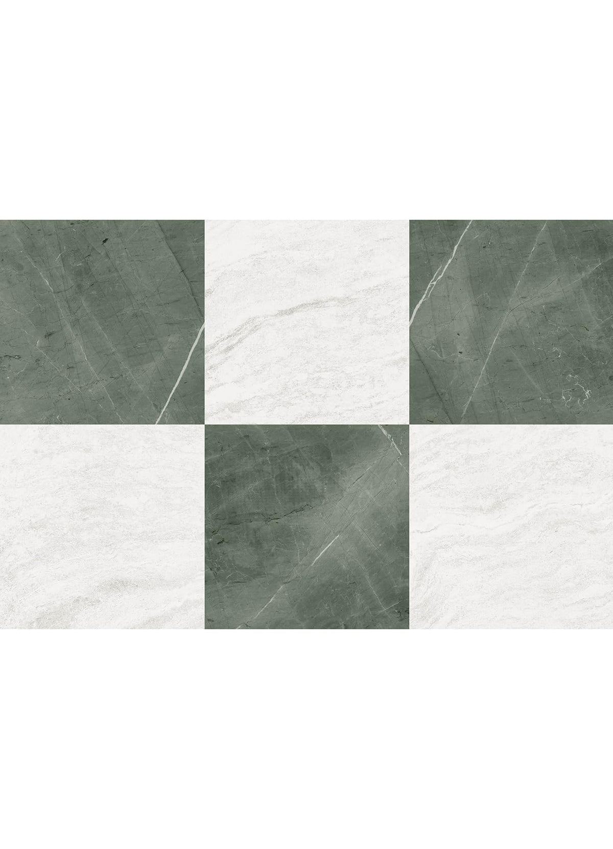 FloorPops Chris Loves Julia Bonneville Jade tiles pack showing easy peel-and-stick installation