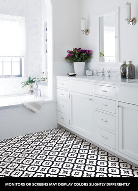 Pack of FloorPops Comet tiles includes 10 pieces for fast DIY floors.