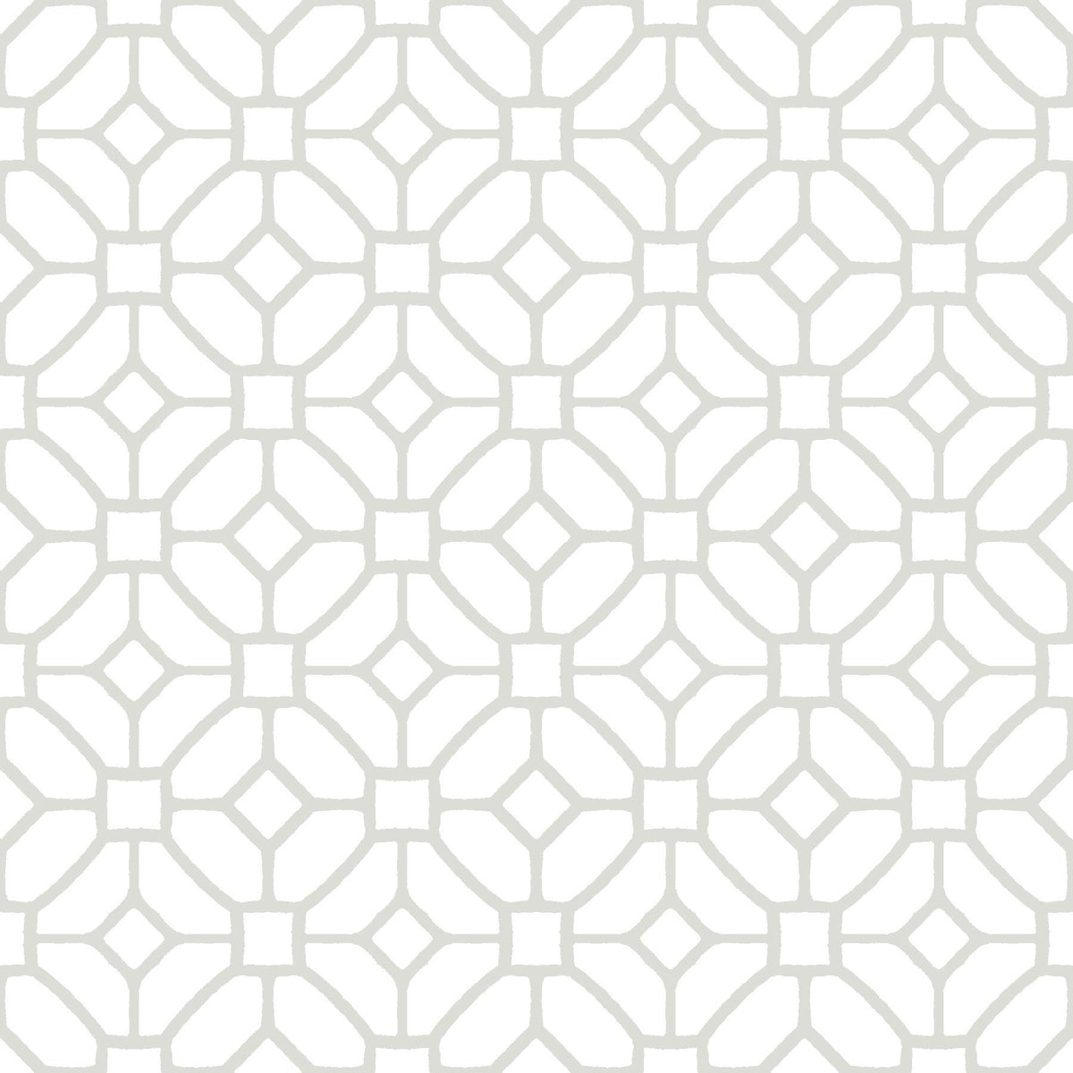 FloorPops lattice pattern tile in grey and white for a modern update.