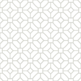 FloorPops lattice pattern tile in grey and white for a modern update.